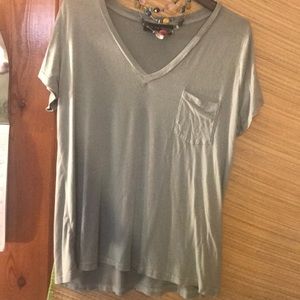 SHOP THE TRENDS, mint green tee shirt/ xl/ women